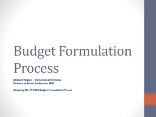 Analyzing Budget Formulation Process: Midwest Region's FY 2018 Overview