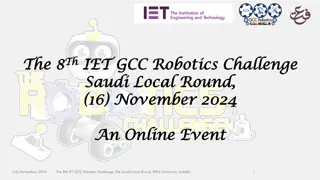 IET GCC Robotics Challenge Saudi Local Round at Effat University, Jeddah