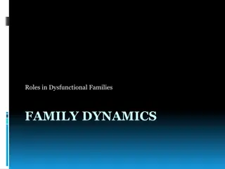 Understanding Roles in Dysfunctional Families