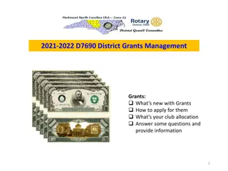 Rotary District Grants 2021-2022: Important Updates and Guidelines