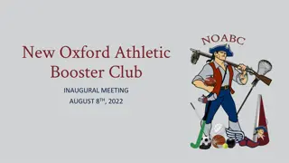 New Oxford Athletic Booster Club Inaugural Meeting Overview