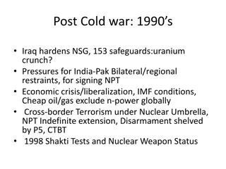 Nuclear Diplomacy and Security Post-Cold War: A Historical Perspective