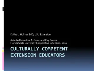 Understanding Cultural Competence in Extension Education