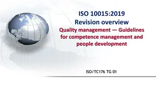 ISO 10015:2019 Revision Overview - Competence Management and People Development