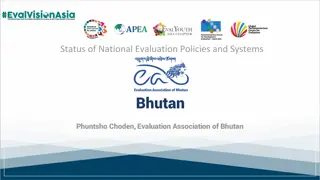 Evaluation Landscape in Bhutan: Policies, Systems, and Capacities