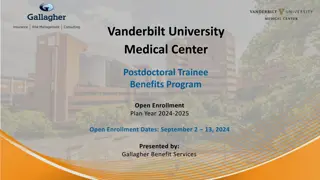 Vanderbilt University Medical Center Postdoctoral Trainee Benefits Program Open Enrollment 2024-2025