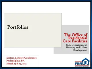 Corporate Credit and Portfolio Review in Residential Care Facilities Conference