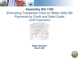 Eliminating Transaction Fees on Water Utility Bill Payments