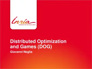 Distributed Optimization and Games (DOG) by Giovanni Neglia