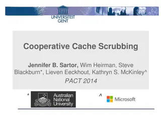 Cooperative Cache Scrubbing for Efficient Memory Management in Multicore Systems