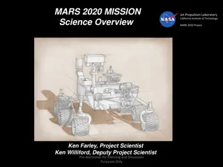 Mars 2020 Mission Science Overview