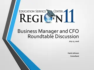 Business Manager and CFO Roundtable Discussion Highlights