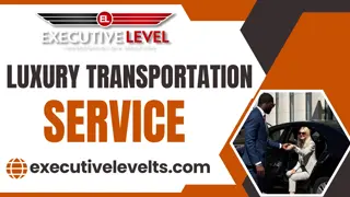 Experience Elegance with Premium Luxury Transportation Services