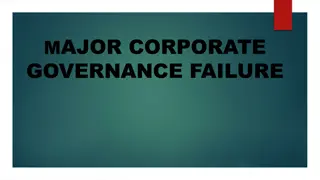 Understanding Corporate Governance Failures: Causes and Consequences