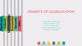 The Demerits of Globalization: Environmental, Economic, and Cultural Impacts