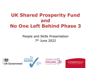 UK Shared Prosperity Fund and No One Left Behind Phase 3 People and Skills Presentation