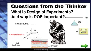 Significance of Design of Experiments (DOE)