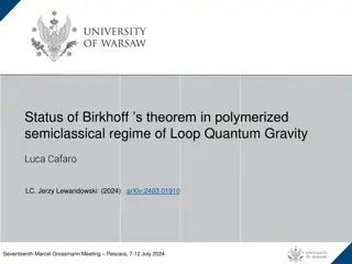 Status of Birkhoff's Theorem in Polymerized Semiclassical Regime of Loop Quantum Gravity