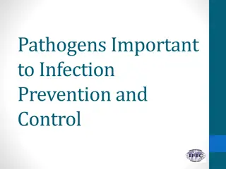 Special Pathogens for Infection Prevention and Control