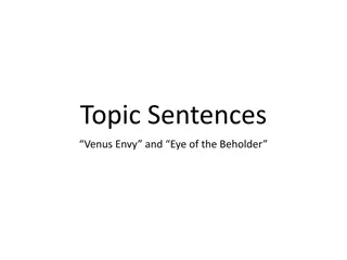 Effective Topic Sentences in Academic Writing