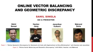 Geometric Discrepancy Theory: Online Vector Balancing & Interval Balancing Study