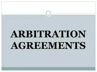 Arbitration Agreements