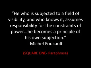 Exploring Power Dynamics: Foucault's Concepts and Their Applications