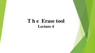 The Erase Tool