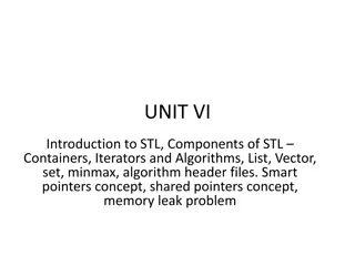 Understanding STL in C++: Containers, Iterators, Algorithms, and Smart Pointers