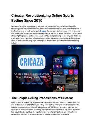 Cricaza_ Revolutionizing Online Sports Betting Since 2010 (1)