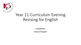 Year 11 English Revision Tips for Language and Literature Exams