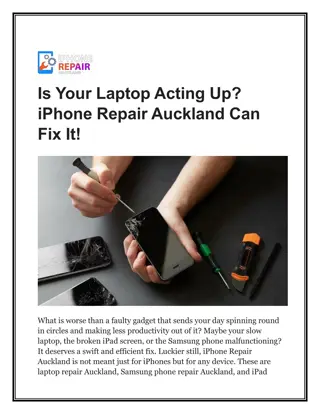 Is Your Laptop Acting Up iPhone Repair Auckland Can Fix It!