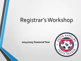 SC Youth Soccer Club Registration Guidelines for 2024/2025 Season