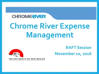 Chrome River Expense Management Overview