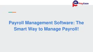 Payroll Management Software: A Smarter Way to Handle Payroll!