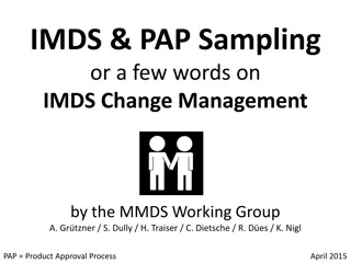 IMDS Change Management and Sampling Process