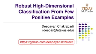 Robust High-Dimensional Classification Approaches for Limited Data Challenges