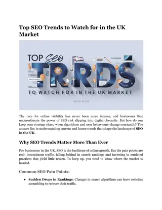 Top SEO Trends to Watch for in the UK Market