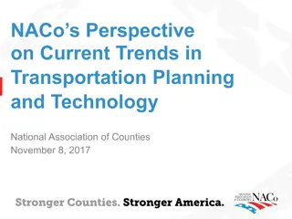 Current Trends in Transportation Planning and Technology