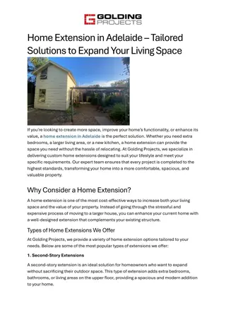 Home Extension Adelaide