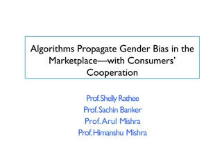 Gender Bias in Algorithms and Marketplace Segmentation