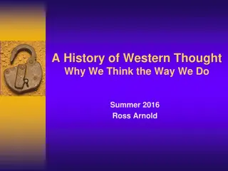 Evolution of Western Philosophical Thought: From Idealism to Humanism