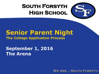 South Forsyth High School Senior Information and Graduation Details