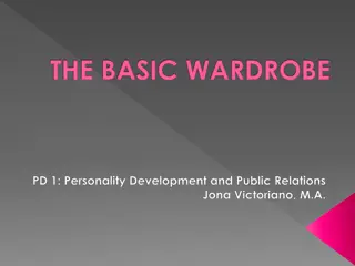 The Basic Wardrobe for Personal Style and Professional Image