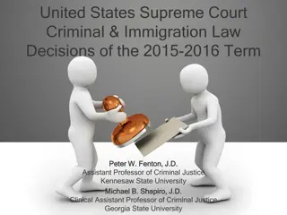 Key U.S. Supreme Court Decisions of 2015-2016 Term