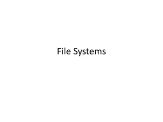 File System Design Challenges and Options