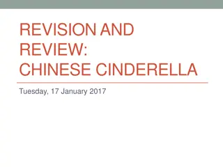 Analysis of Structure and Form in Chinese Cinderella