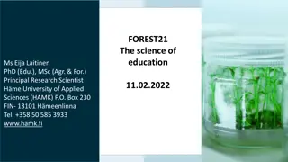 FOREST21: Advancing Climate-Smart Forestry Education for Sustainability