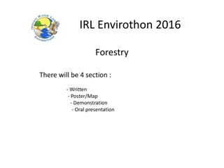 Comprehensive Overview of IRL Envirothon 2016 Forestry Competition