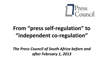 Evolution of Press Regulation in South Africa